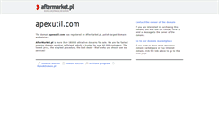 Desktop Screenshot of apexutil.com