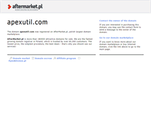 Tablet Screenshot of apexutil.com